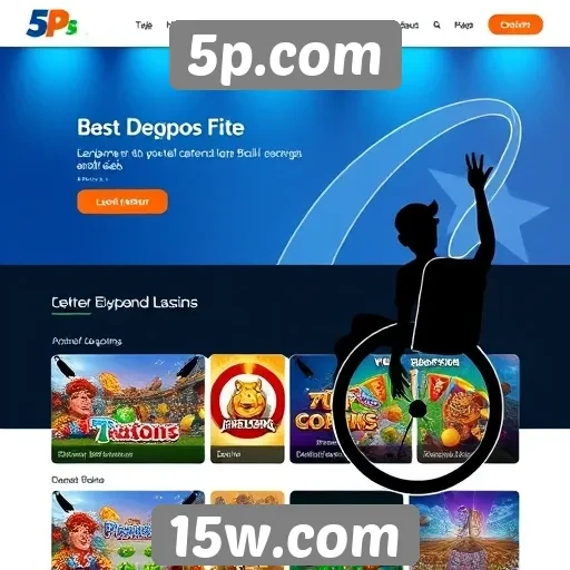 Recursos de acessibilidade no site de jogos 5p.com